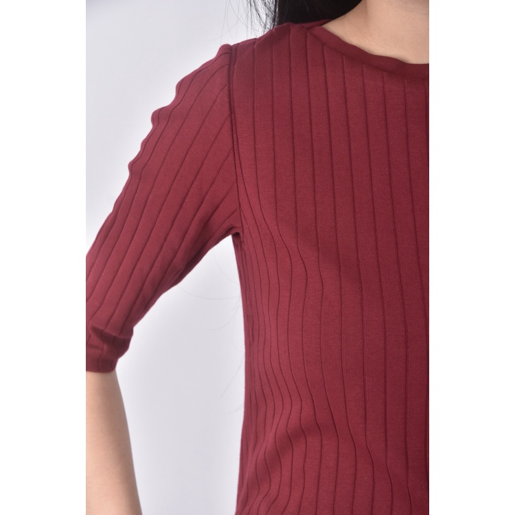 (S) urban research doors質感棉質純棉紅色短袖上衣二手衣, , large