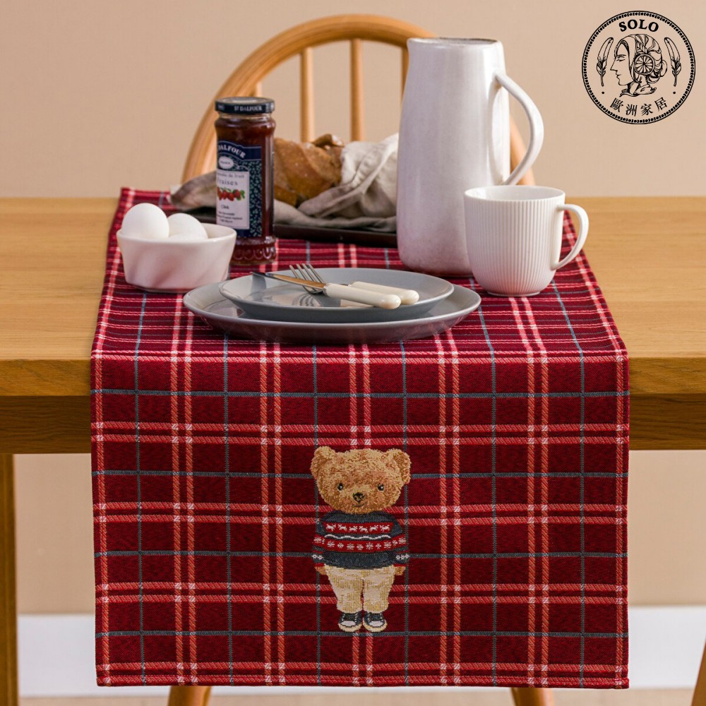 【SOLO歐洲家居】LCW Home 土耳其製 45x120CM 毛衣泰迪桌旗 桌布 桌墊 餐墊, , large