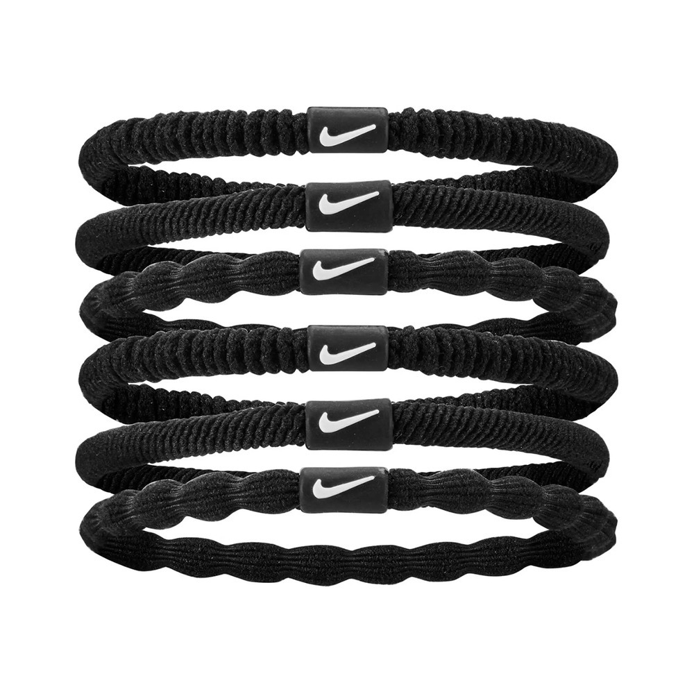 NIKE FLEX 髮圈 6PK  髮飾 髮束 綁頭髮 6入 N1009194 24FWO【樂買網】, , large