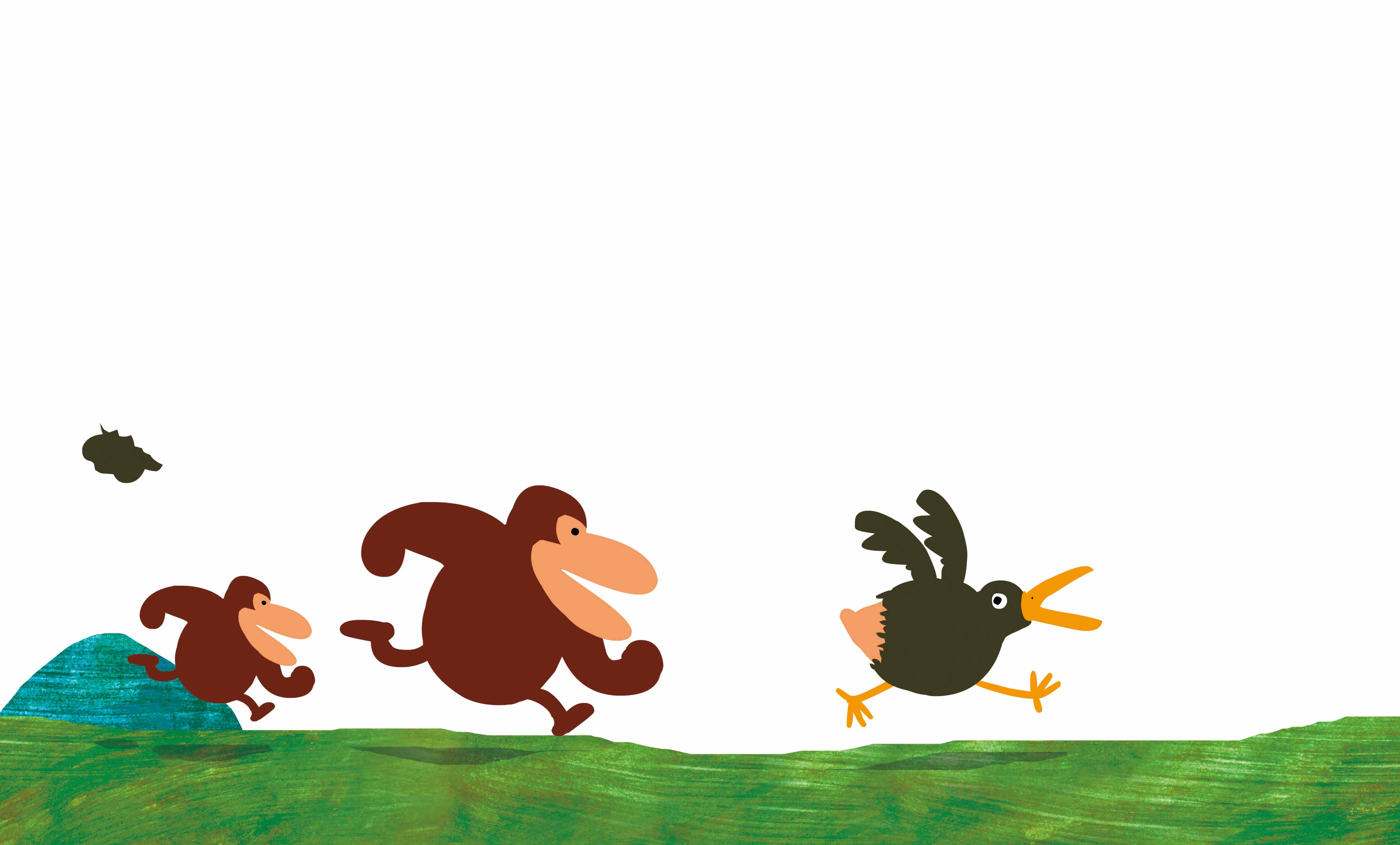 《南門書局》單本繪本館~猩猩抓鳥 1本, , large