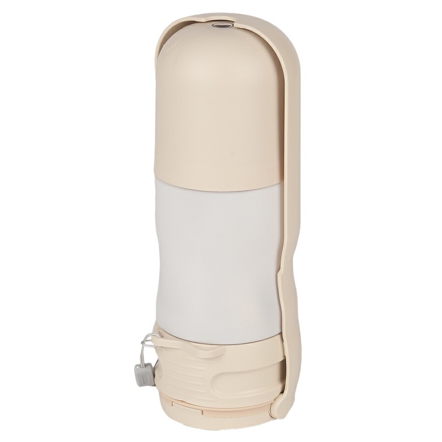 【Pets Family】Portable glow-in-the-dark water bottle 350ml - Beige, , large