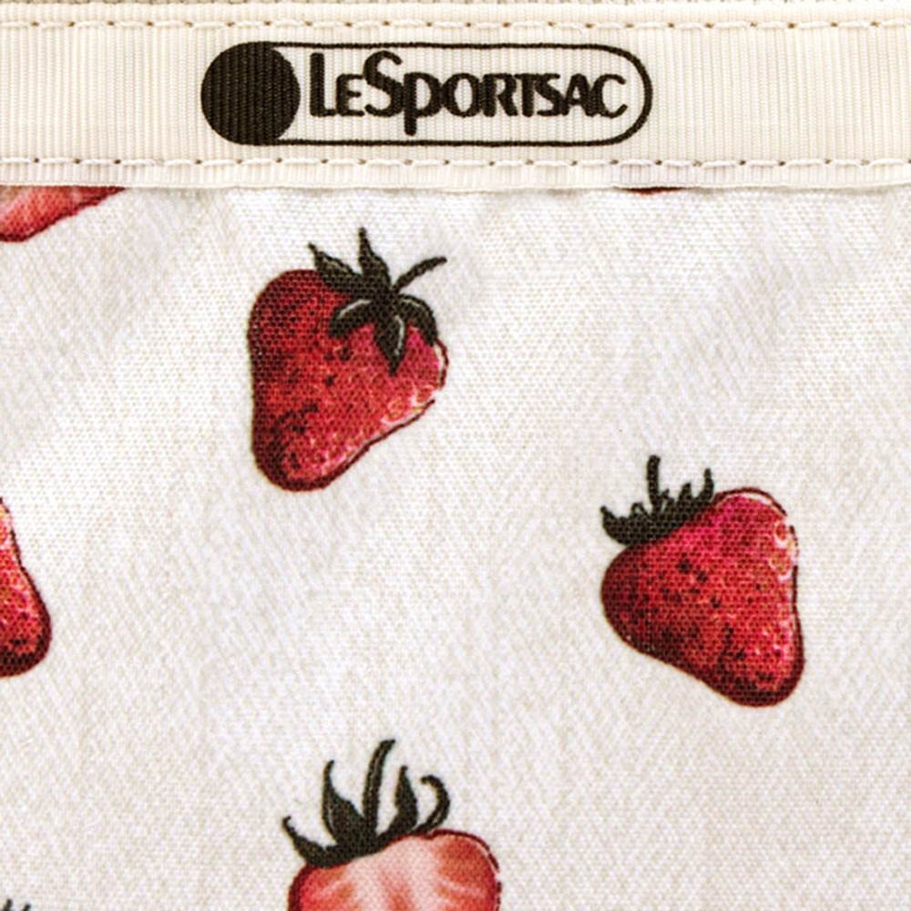 |快速出貨|Lesportsac Cosmetic Clutch 雙層拉鍊收納化妝包 送禮推薦-莓果輕舞, , large