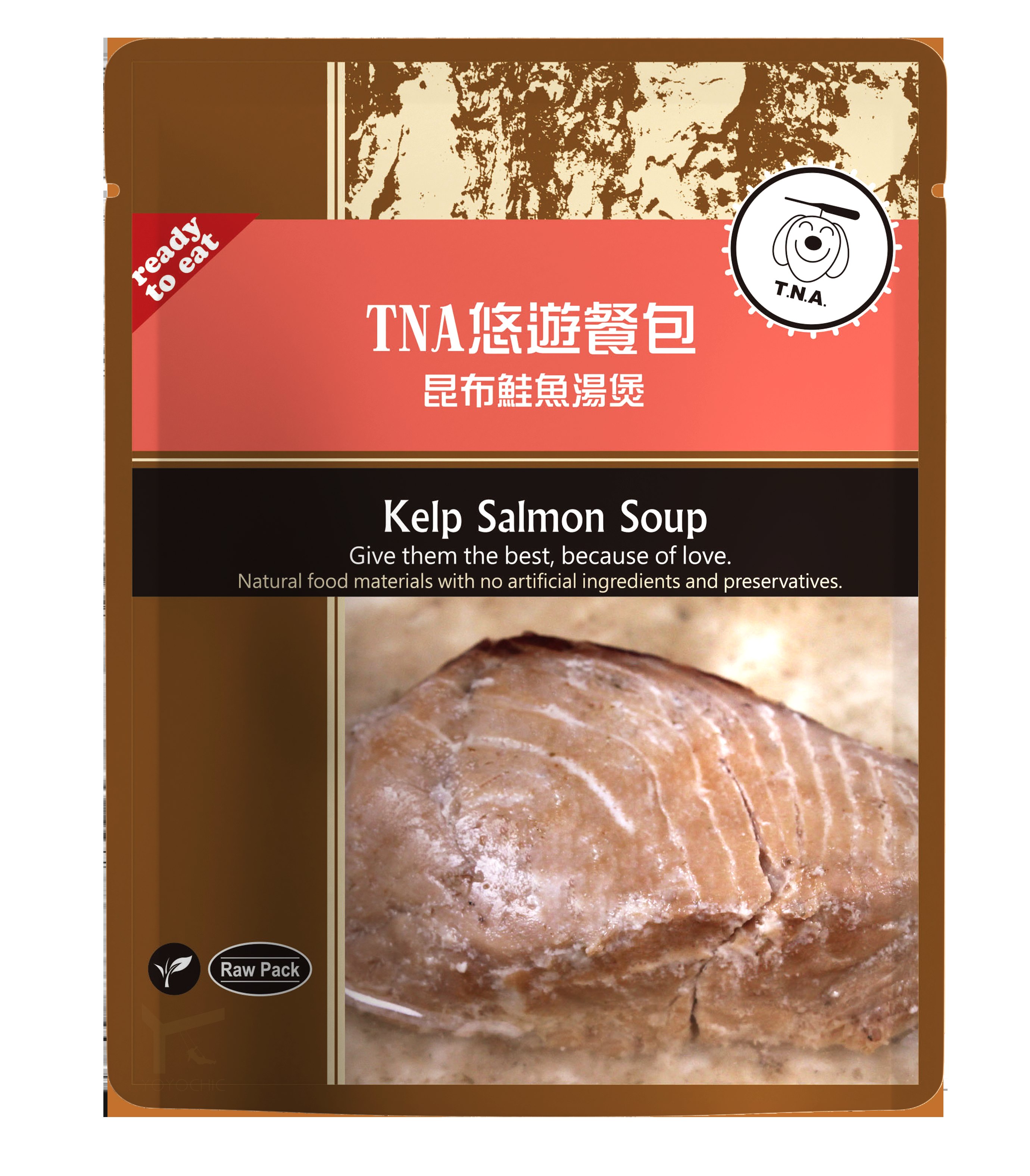 【米瑞寵物】TNA餐包-昆布鮭魚湯煲 150G, , large
