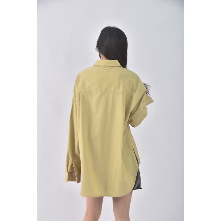 (F) studio doe西裝綠色長袖上衣二手衣, , large