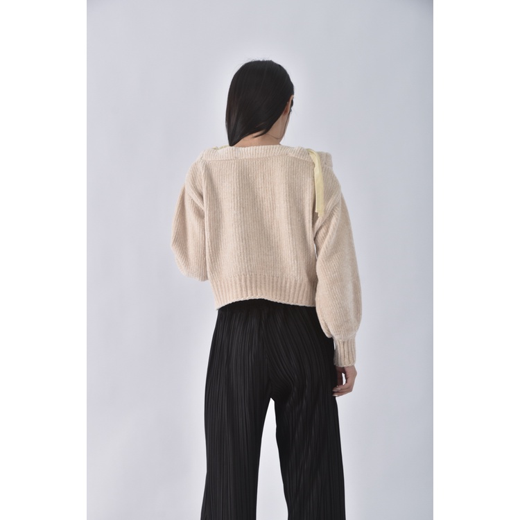 (L) 【房業涵私服】titty co露肩白色外套二手衣, , large