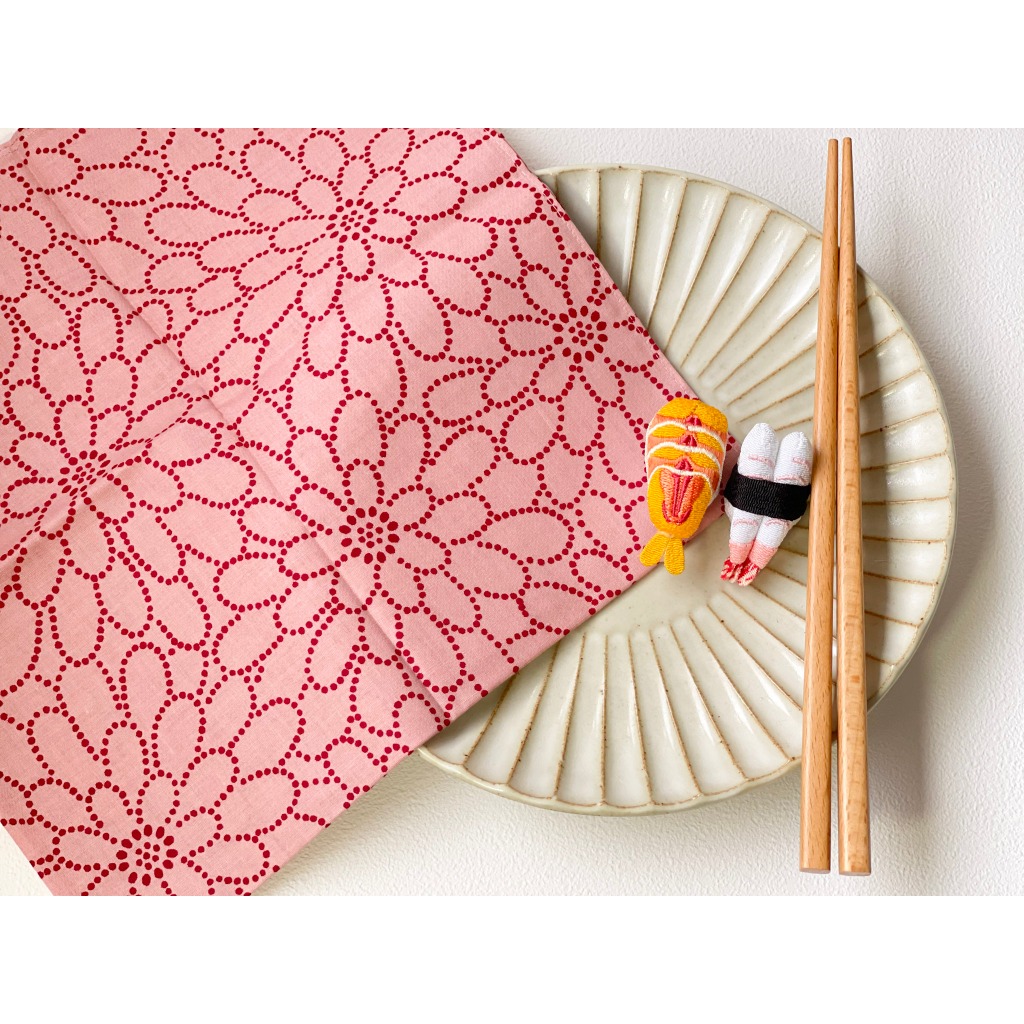 日本製 KAMAWANU Furoshiki 風呂敷/包袱布 全棉 方巾 多功能手帕 小尺寸 50x50 cm(菊花), , large