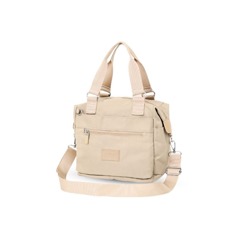 【MQ】FRIEDA 輕巧休閒包 中款-奶茶色, , large