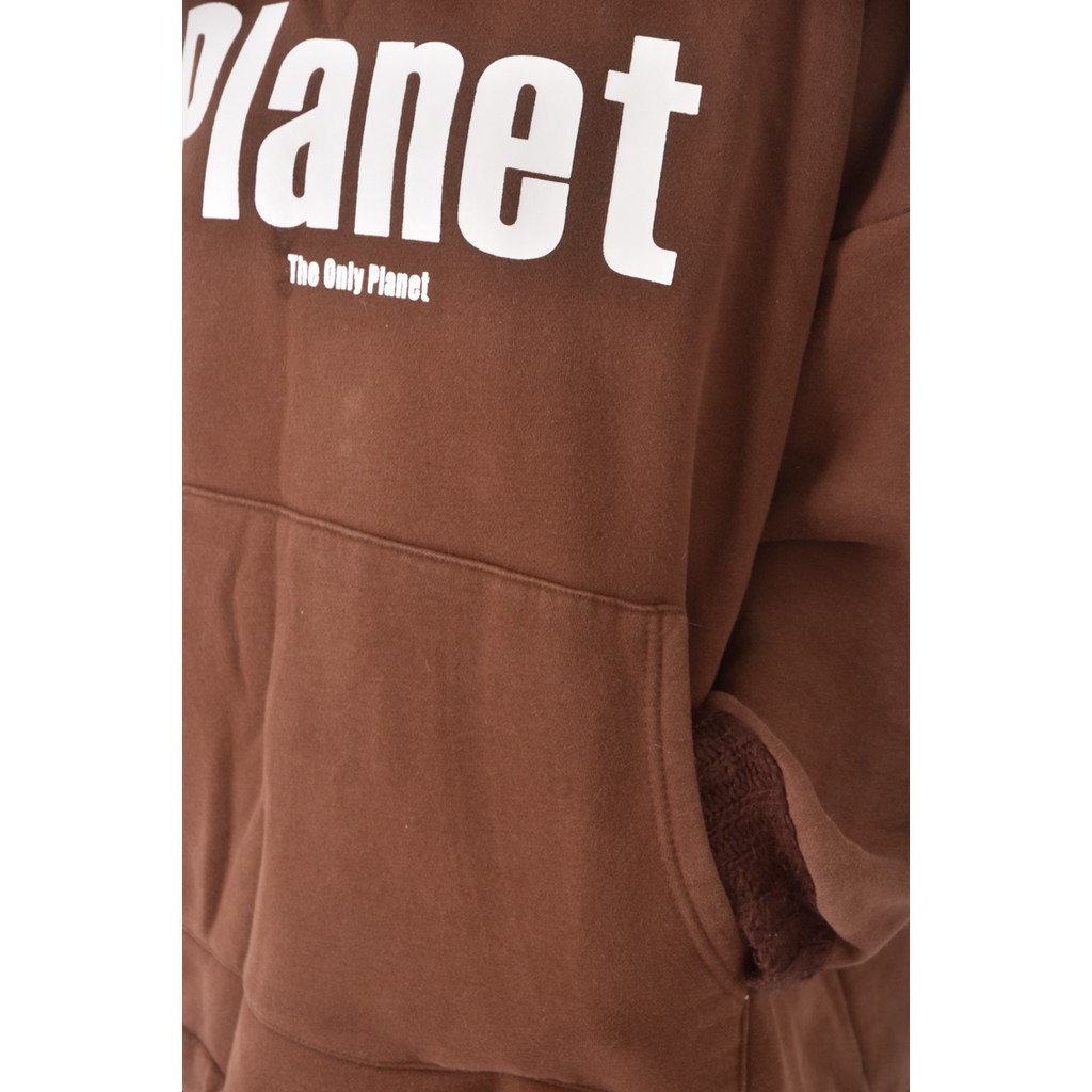 (2XL) maier kaina棉質純棉連帽棕色長袖上衣二手衣, , large