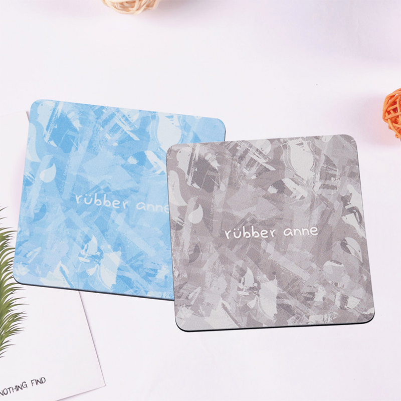 【Monster】 Soft Diatomaceous Earth Absorbent Coaster – Misty Sakura Tales (10x10cm) – Deep Space Gray, , large