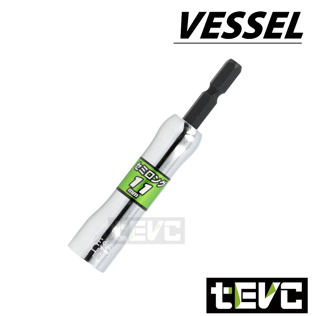 《tevc》日本 VESSEL 六角柄 SL系列 40V起子套筒 高扭-15mm, , large