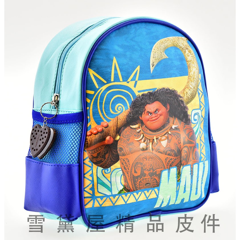 ~雪黛屋~海洋奇緣後背包戶外教學外出郊遊休閒活動小朋友一歲低幼年級適宜正版授權幼園附電燈鑰匙環防水尼龍布KMA27513, , large