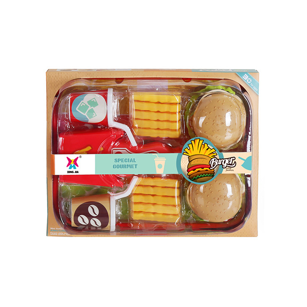 DIY漢堡速食店家家酒  親子遊戲 教學教具, , large