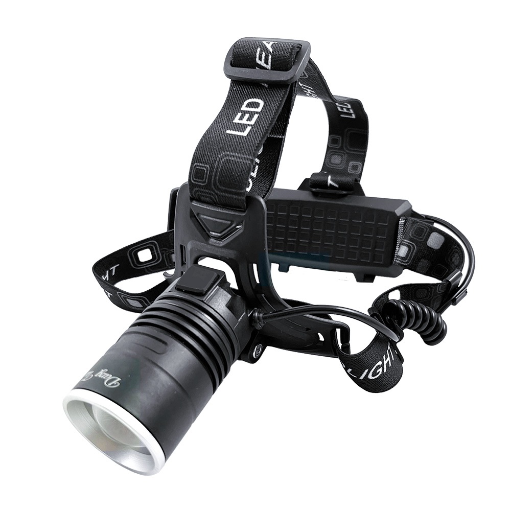 WT-279 Dongtai Super Bright Headlight 100W White LED, Red and Blue Taillight, 3-Stage Dimming, Dual Lithium Battery Type, , large