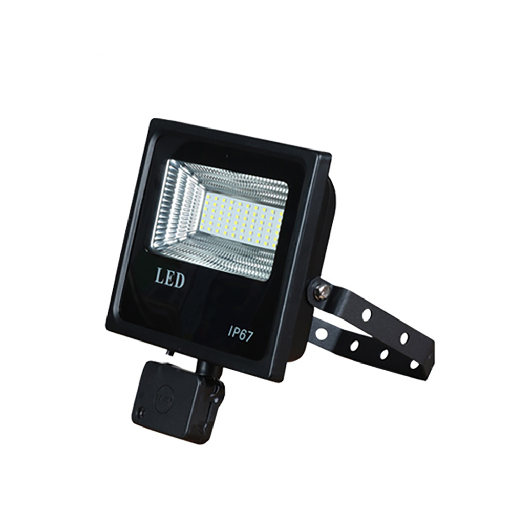 昌運監視器 50W 白光 LED 微波感應泛光燈 投射燈 投光燈 戶外洗牆燈 全電壓 戶外探照燈 燈具 IP67, , large