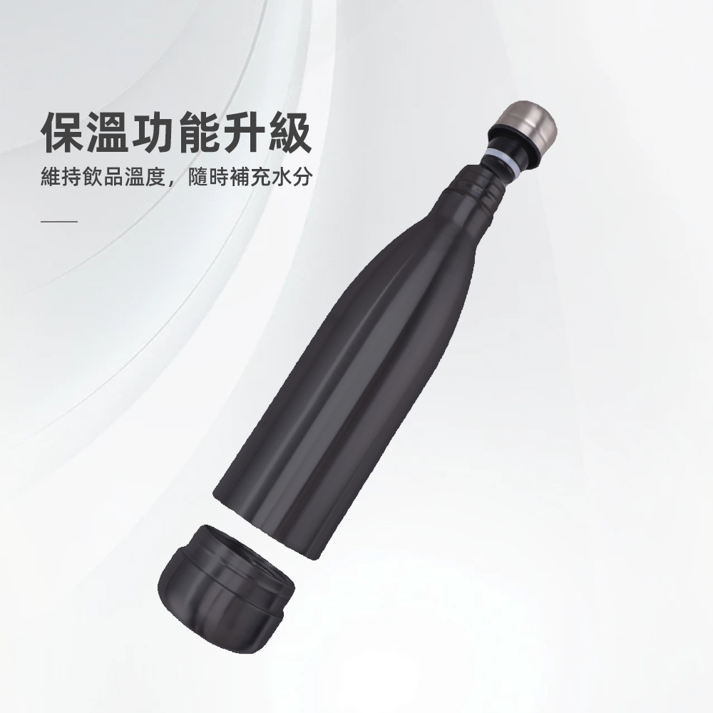 【上手家居】秘密藏匿運動水壺 黑色(運動水壺/不鏽鋼水壺/保溫壺/保冷杯/健身水壺), , large