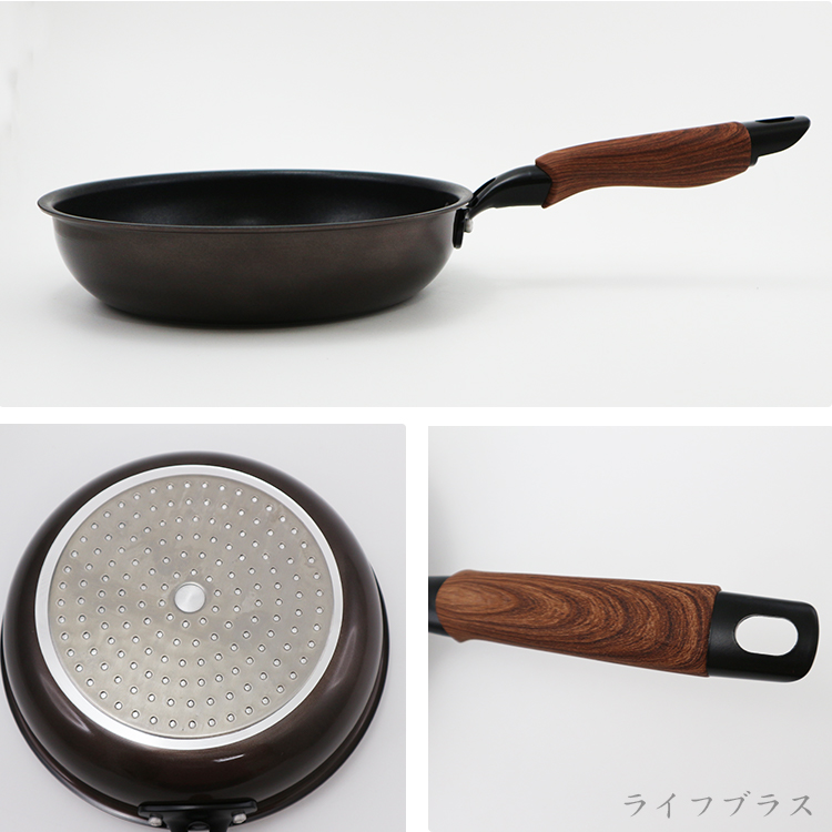 日本製 和樂亭IH大金不沾平底鍋-20cm, , large