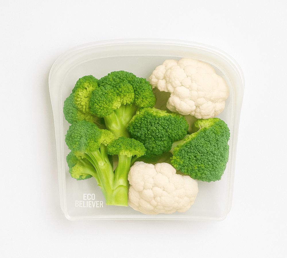 [JC ECO BELIEVER] 2000ml 水晶白矽膠食物袋 大開口存取方便 台灣食藥署合格 矽膠袋 食物袋 保鮮袋 密封袋 矽膠密封袋 Eco Believer, , large