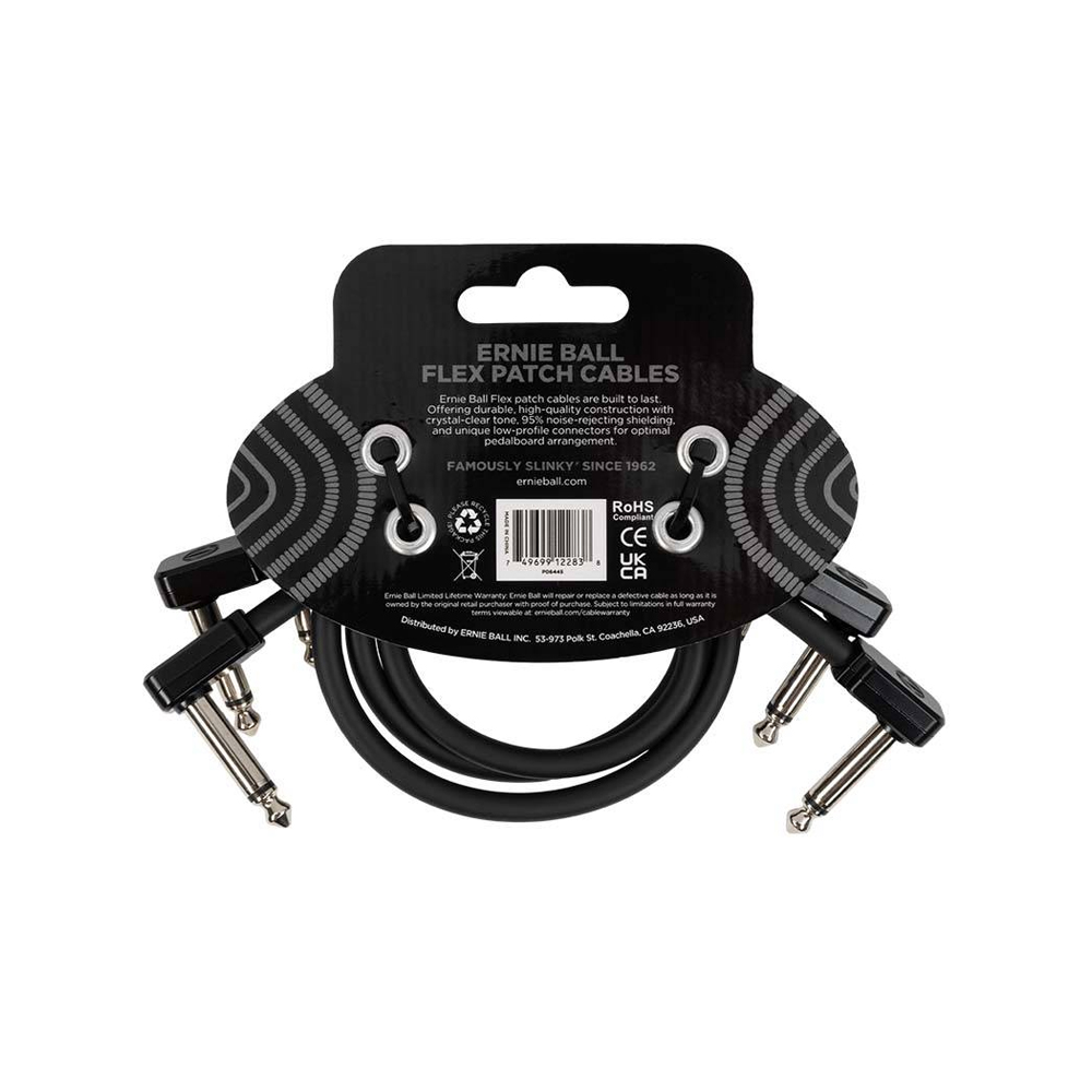 Ernie Ball Flex Patch Cable 12in (P06461：Blue), , large