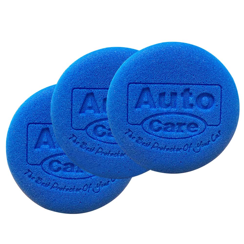 AutoCare 藍色銅鑼燒上蠟棉(3入), , large
