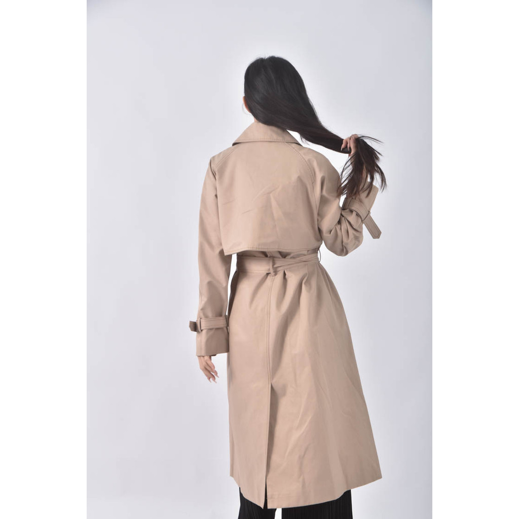 (L) wilui風衣棕色外套二手衣, , large
