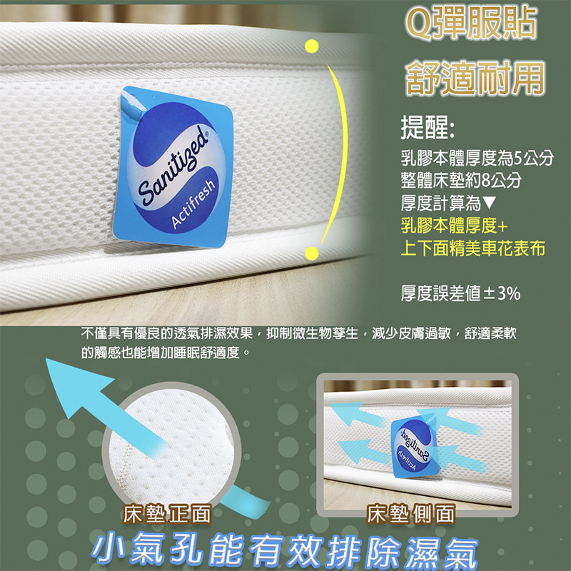 ［熊棉］斯里蘭卡乳膠床墊｜3.5尺｜, , large