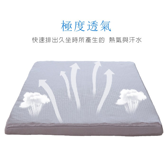 【格藍傢飾】吉爾涼感支撐立體座墊 涼夏 坐墊 沙發座墊, , large