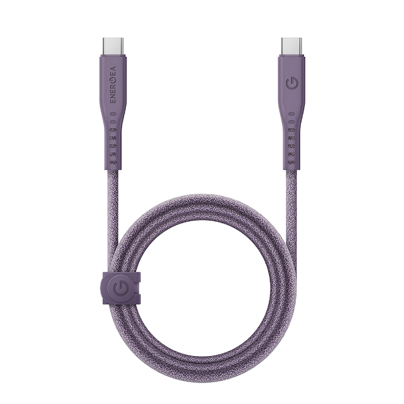 [亞瑟3C]ENERGEA  USB-C to USB-C Flow 快充傳輸線1.5m-紫色, , large