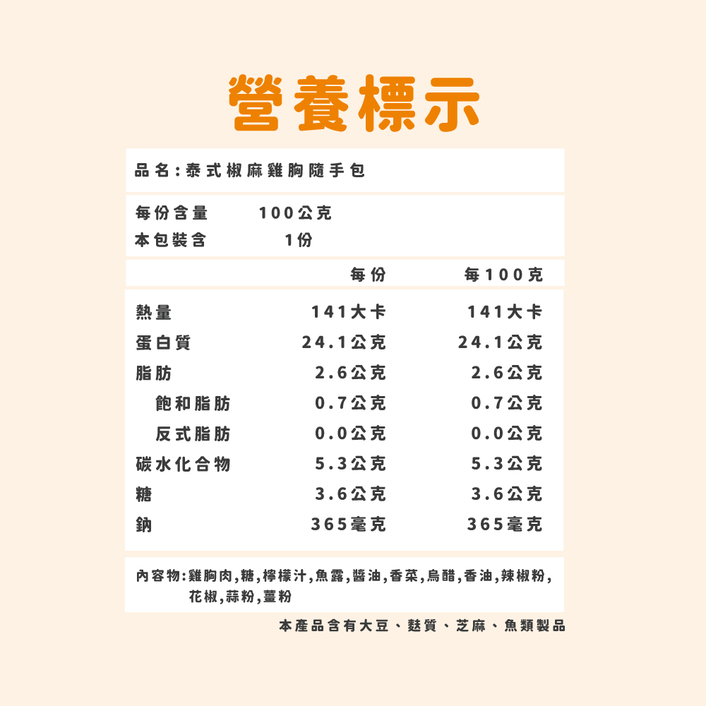 【杰森食代】泰式椒麻｜舒肥雞胸隨手包(100g/包)｜低溫烹調鮮嫩多汁、真空包裝將美味牢牢鎖住, , large