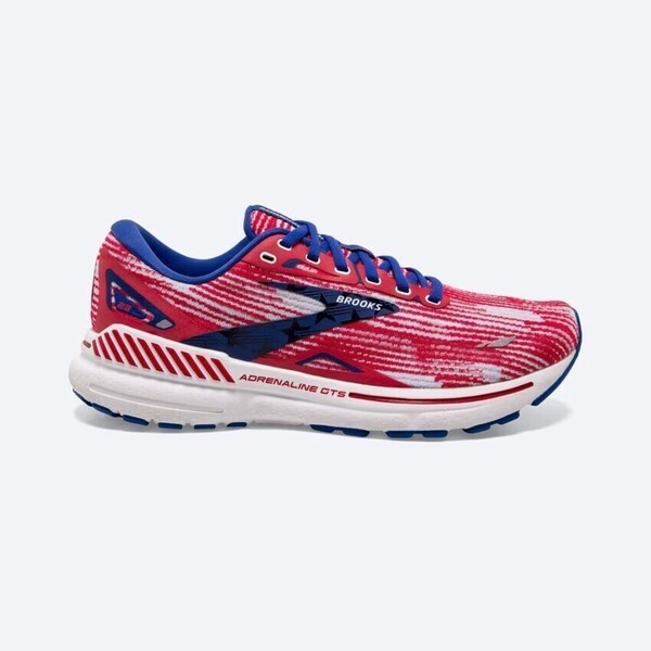 Brooks Adrenaline Gts 23 女 慢跑鞋 運動 休閒 支撐 緩衝 紅 藍 [1203811B631], , large