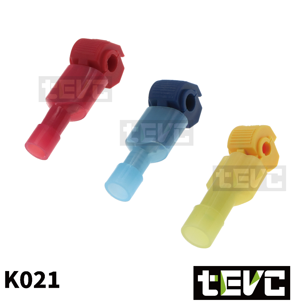 《tevc》K021 猴形夾  T型夾-藍(1.5~2.5mm&sup2;), , large