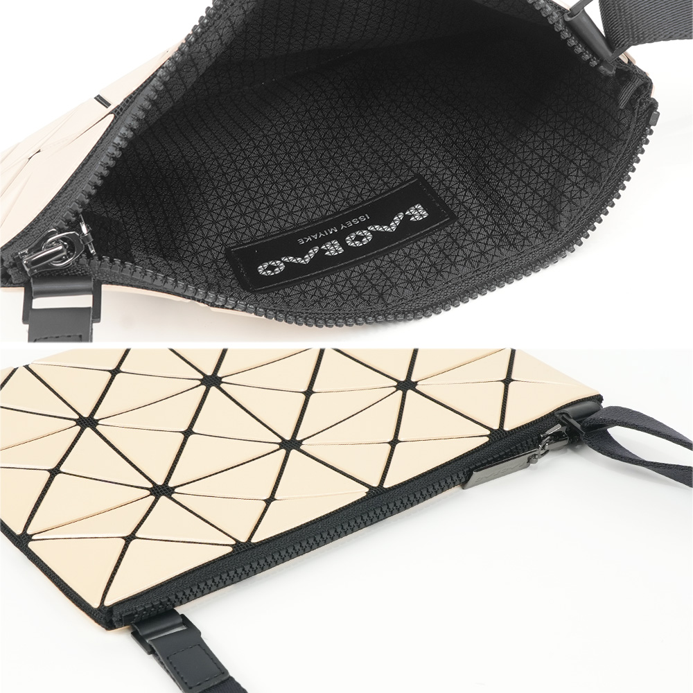 ISSEY MIYAKE BAO BAO LUCENT 3X4 金屬亮面斜背包(米色), , large