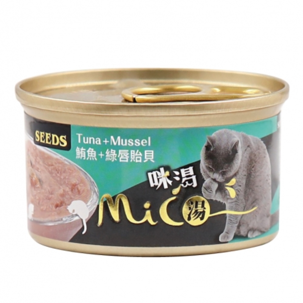 【拉拉寵物小舖】seeds 惜時 貓罐頭 MICO 咪渴機能湯罐, , large