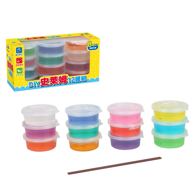 Jelly slime 12 cans boxed