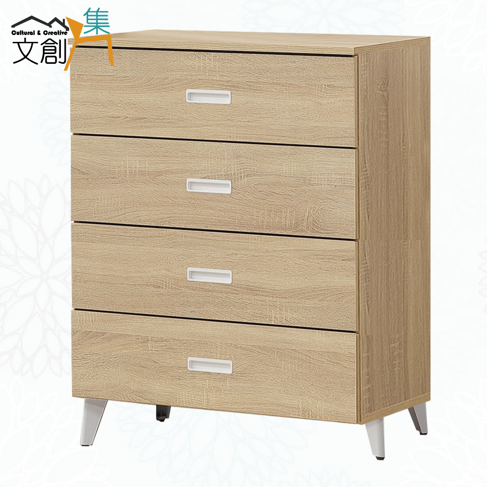 【文創集】蘿柏2.5尺四抽斗櫃(客約商品)原橡木紋色系, , large