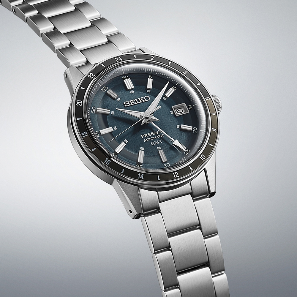 SEIKO 精工 Presage Style60’s系列GMT機械錶 SSK009J1/4R34-00B0B, , large