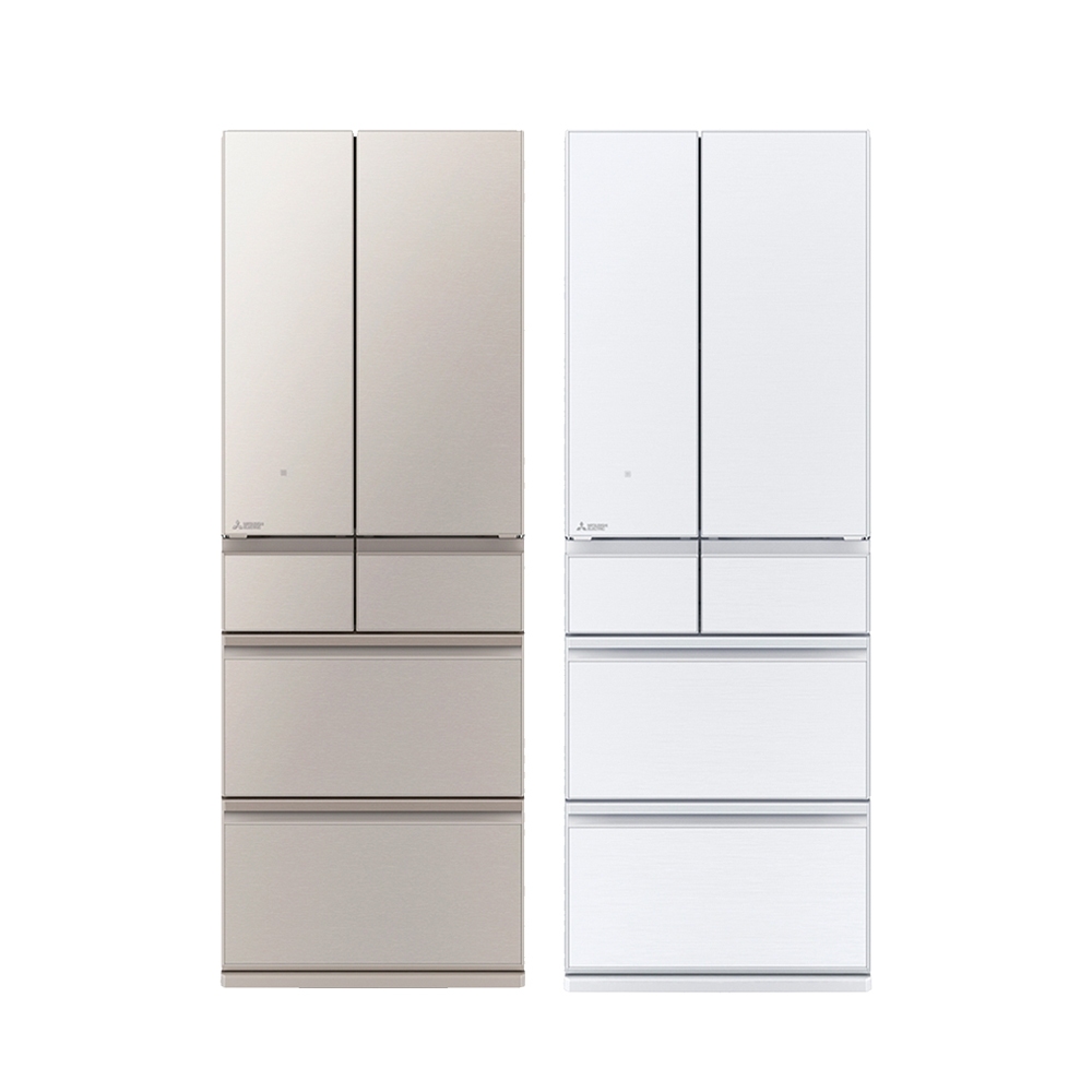 MITSUBISHI 三菱 543公升 一級 日本原裝 六門鏡面變頻電冰箱 MR-WZ54K 白/杏, , large