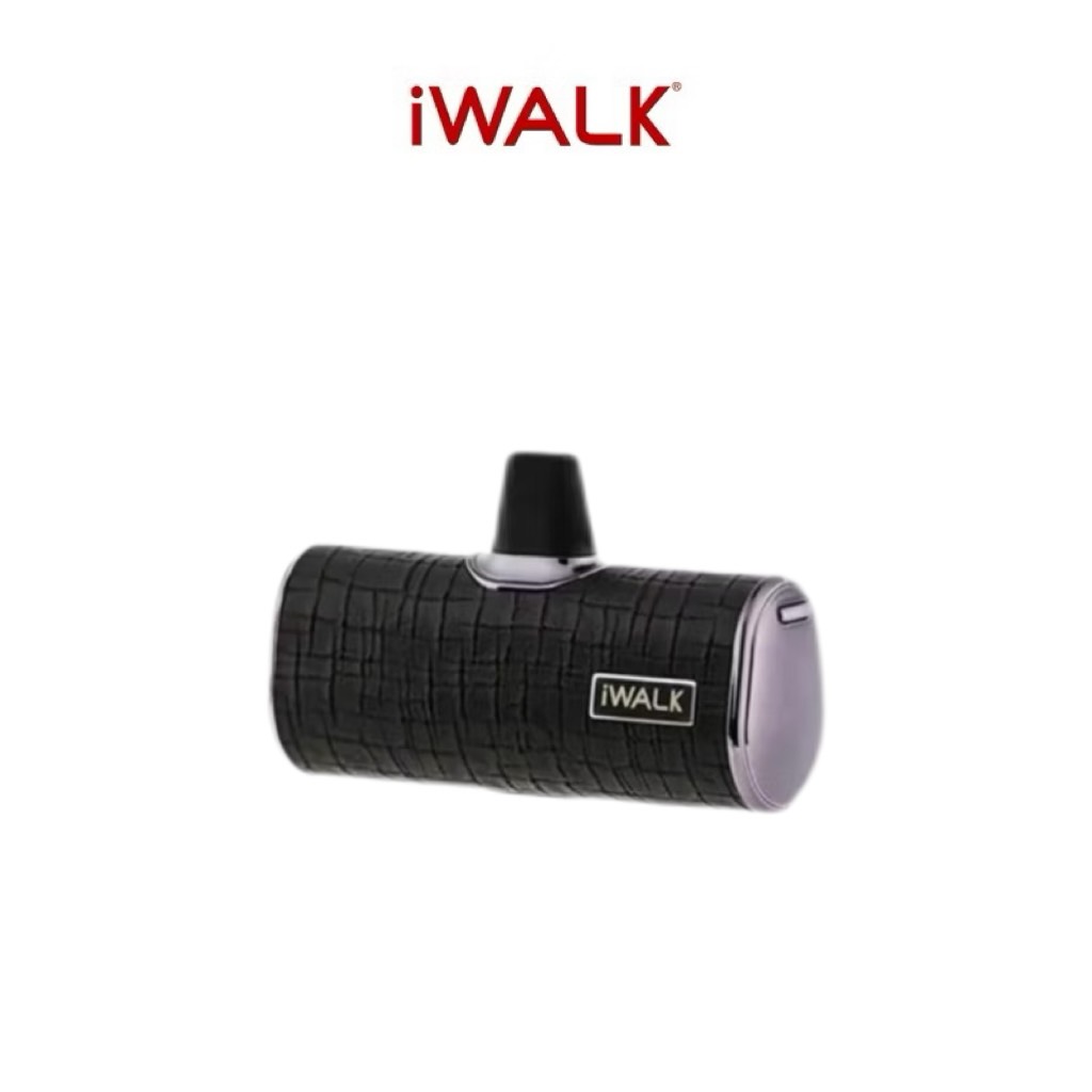 【Leo手機周邊專賣店】iWALK 口袋充四代行動電源 / Type-C / 皮革款黑鱷魚紋, 皮革款黑鱷魚紋, large