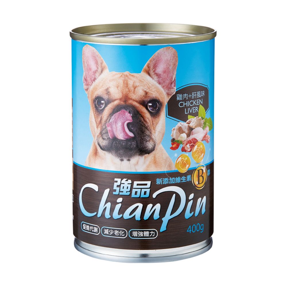 強品狗罐雞肉+肝 400g, , large