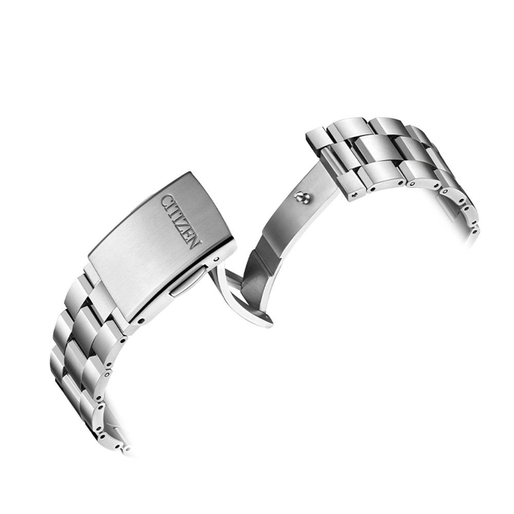 CITIZEN 星辰 電波時計30週年限定 鈦 光動能萬年曆電波手錶 AT8254-61E, , large