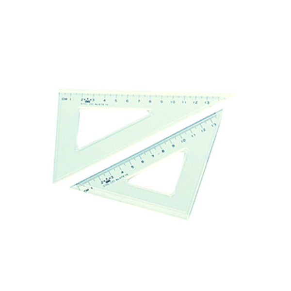 【 徠福 】KING LIFE 塑膠三角板(15cm) / 組 KTR-15, , large