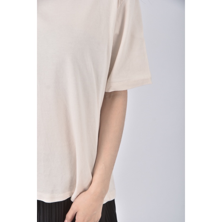 (M) meier q棉質純棉粉色短袖上衣二手衣, , large