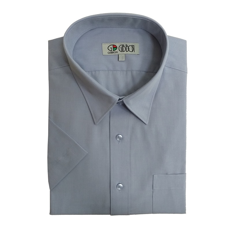 男合身短袖襯衫R10022, , large