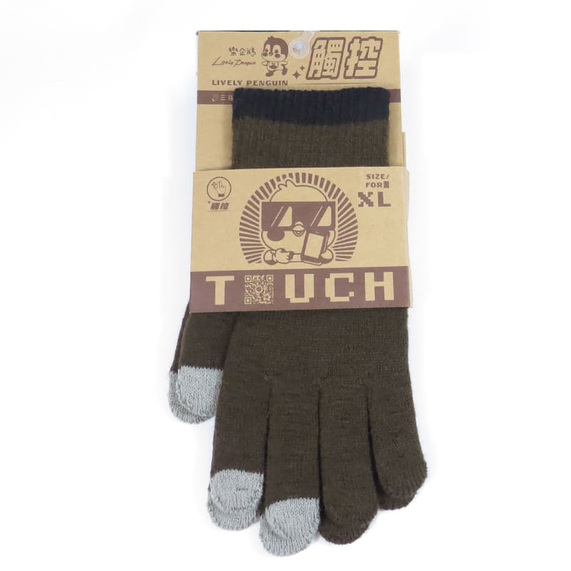 男樂企鵝保暖觸控手套, , large