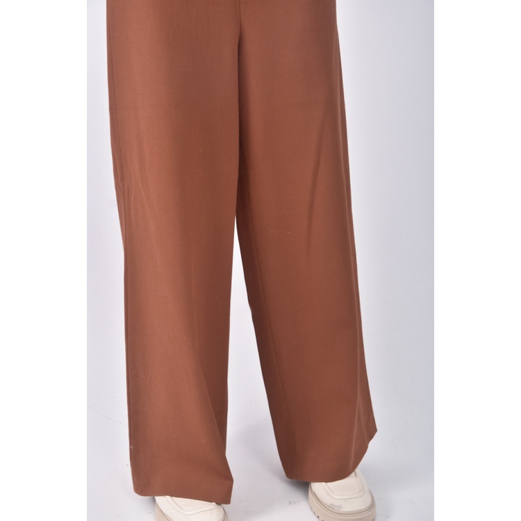 (L) so nice高腰質感橘色長褲二手衣, , large