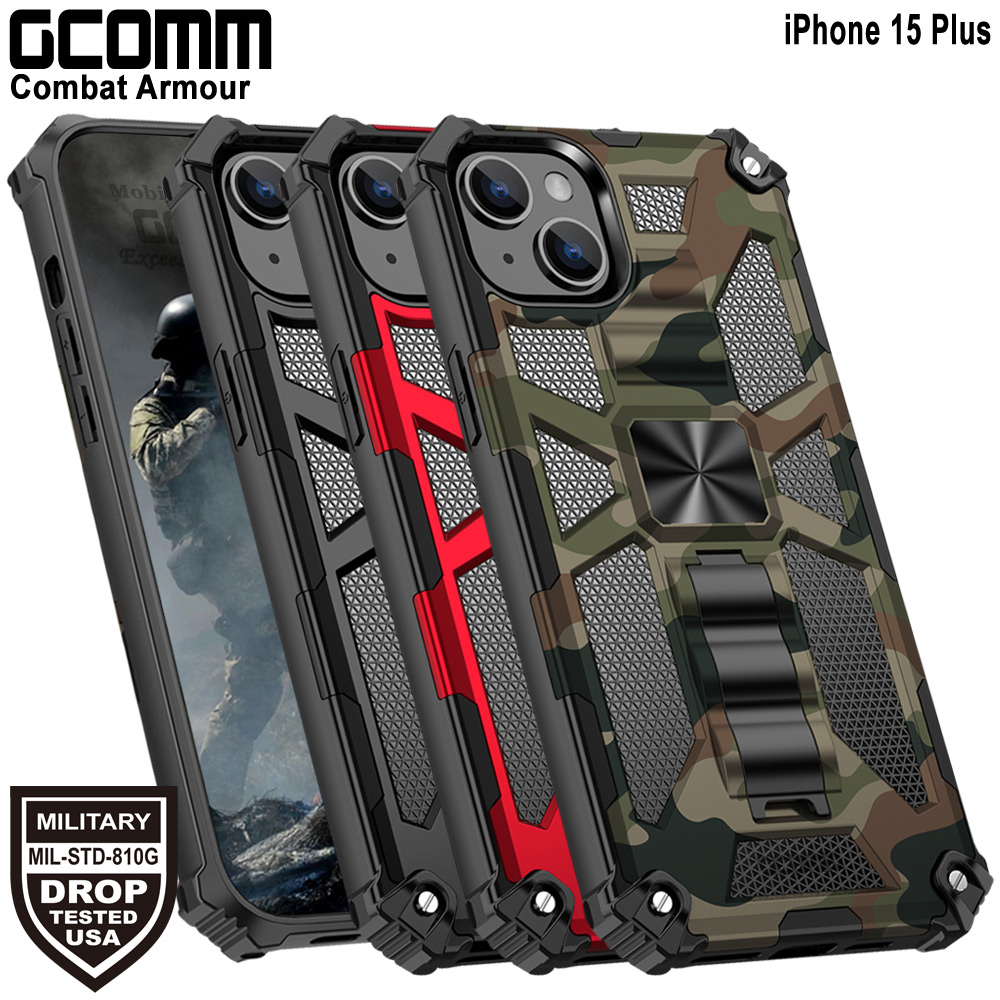 GCOMM iPhone 15 Plus 軍規戰鬥盔甲保護殼 Combat Armour, , large