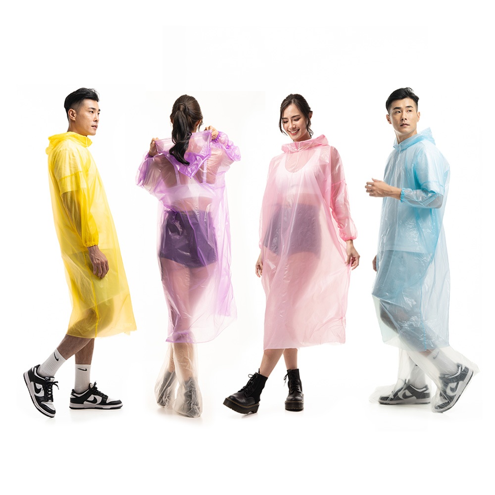 KS POLO Polka Dot Lightweight Raincoat Colorful polka dot design Comfortable to wear without sticking to the skin A variety of colors/blue, pink, yellow, purple, , large