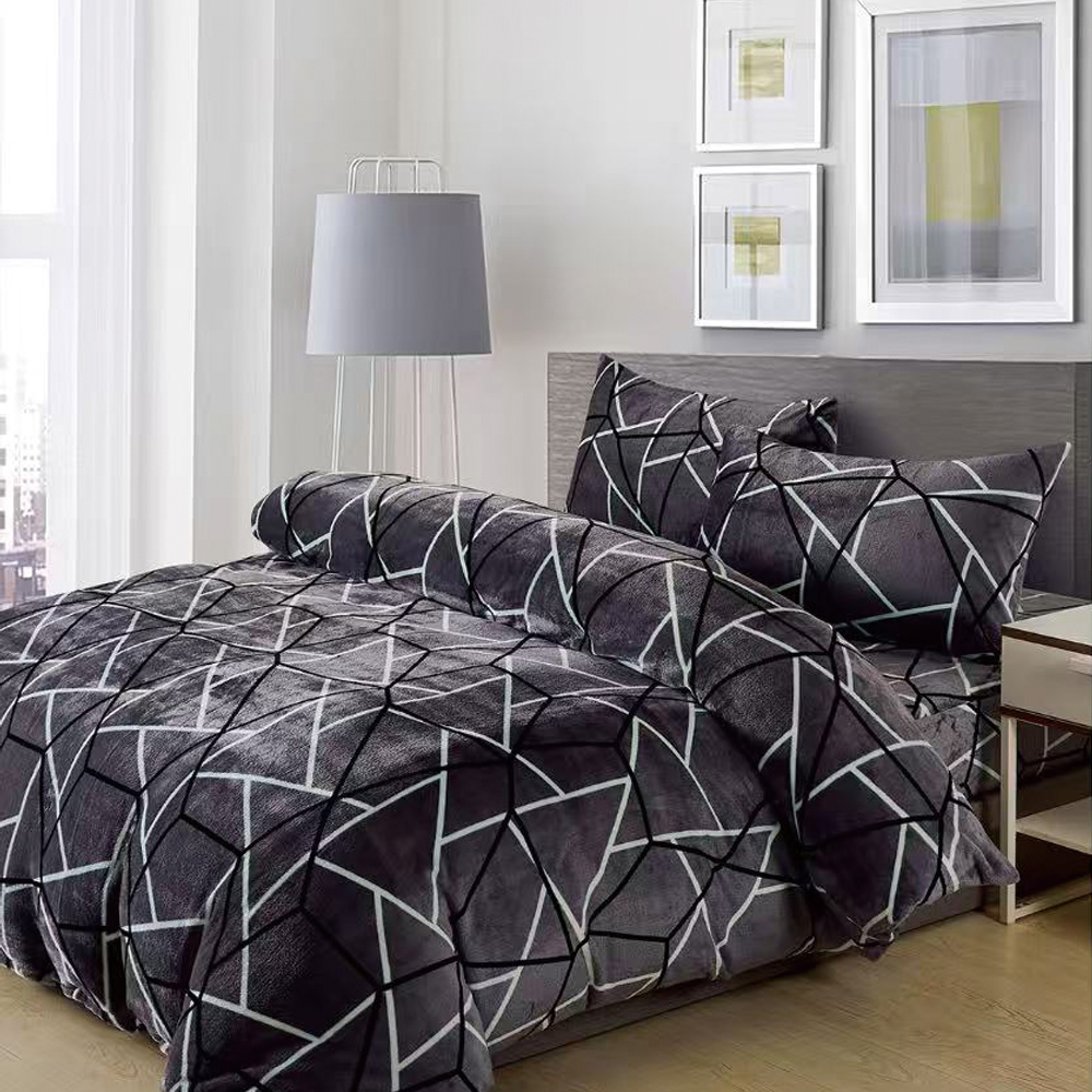 【Galatea葛拉蒂】法蘭絨冬季雙人特大床包四件組 回憶時光, , large