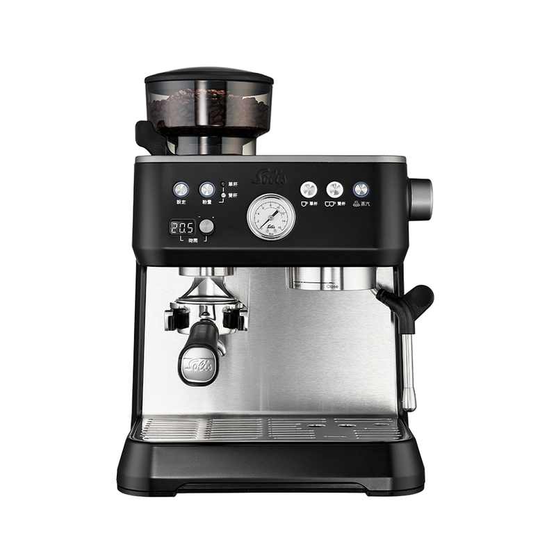【Solis】Grind & Infuse Perfetta Espresso Coffee Machine - Silver, , large
