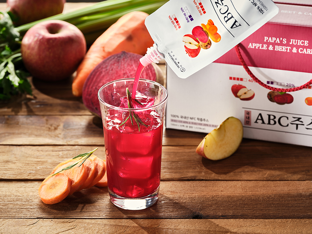 【韓國YEONDOOFARM妍杜農場】NFC 100% 均衡ABC蔬果汁 10入/散裝 贈保溫(冷)便當手提袋, , large