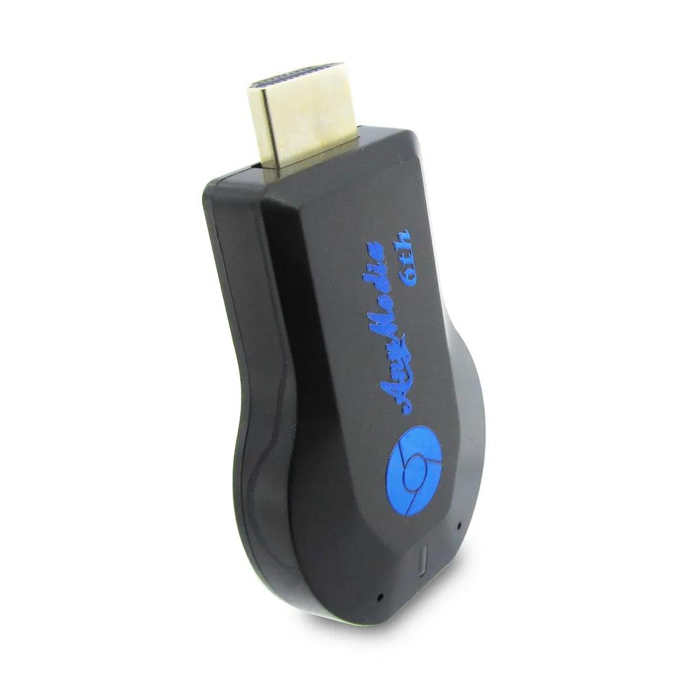 [6th Gen Fantasy Blue ] AnyMediaFully Auto Switchless HDMI Wireless Display Dongle (with 4 Gifts), , large